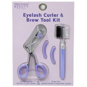 Wholesale - EYELASH CURLER & BROW TOOL SET C/P 144, UPC: 769898767746